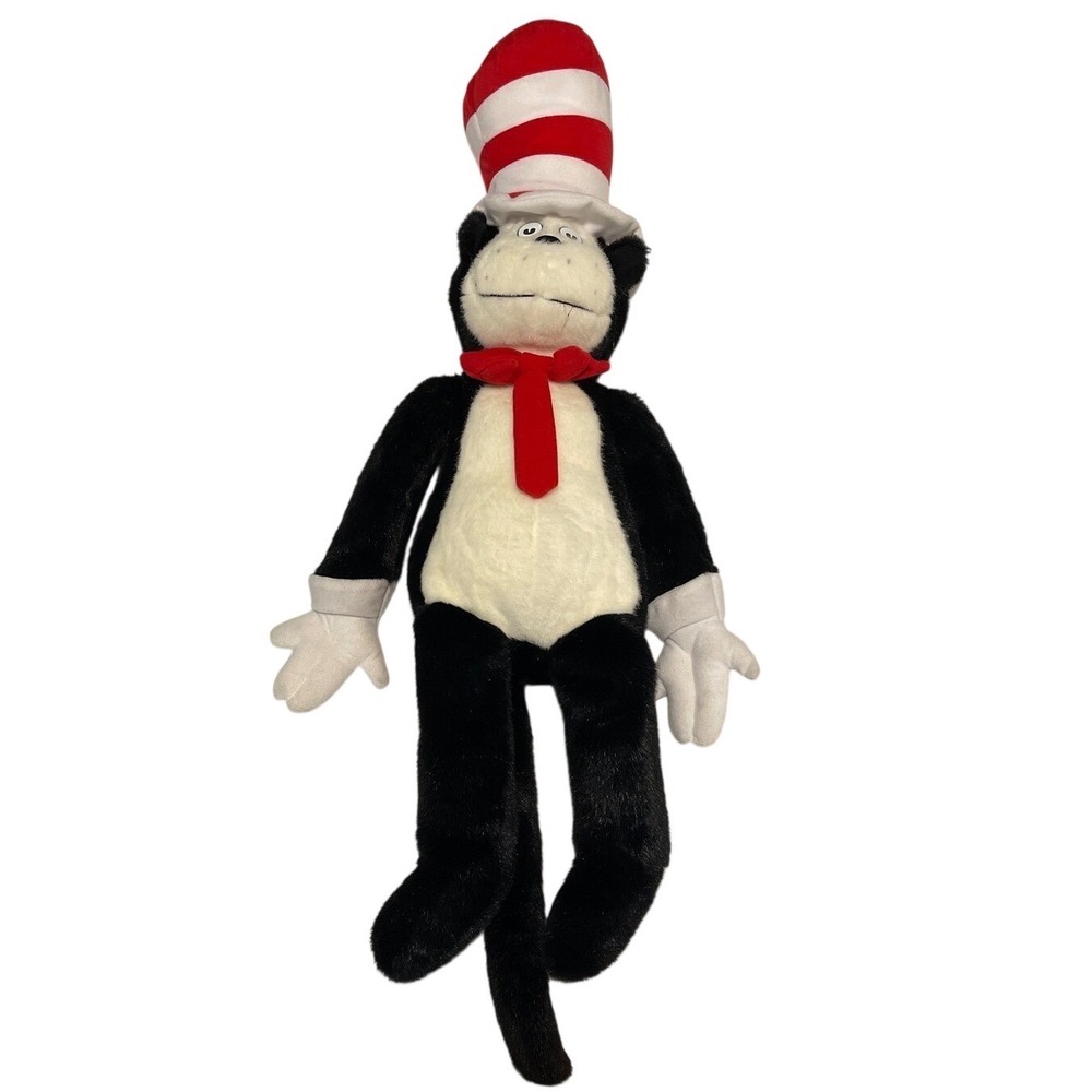 Vintage 1998 Dr Seuss Cat in the Hat Plush Universal Studios 24 Inch Stuffed Toy